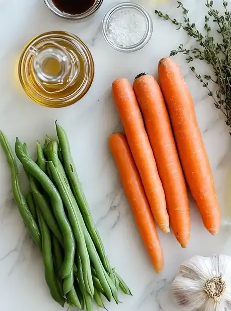 Honey Glazed Carrots & Green Beans 2 Honey Glazed Carrots
