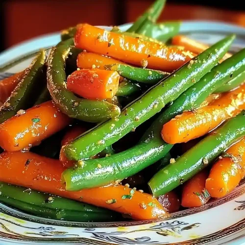Honey Glazed Carrots & Green Beans 5 Honey Glazed Carrots & Green Beans