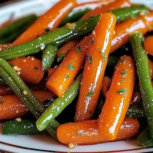 Honey Glazed Carrots & Green Beans