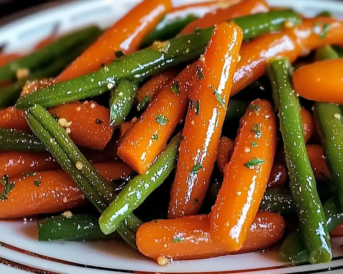 Honey Glazed Carrots & Green Beans