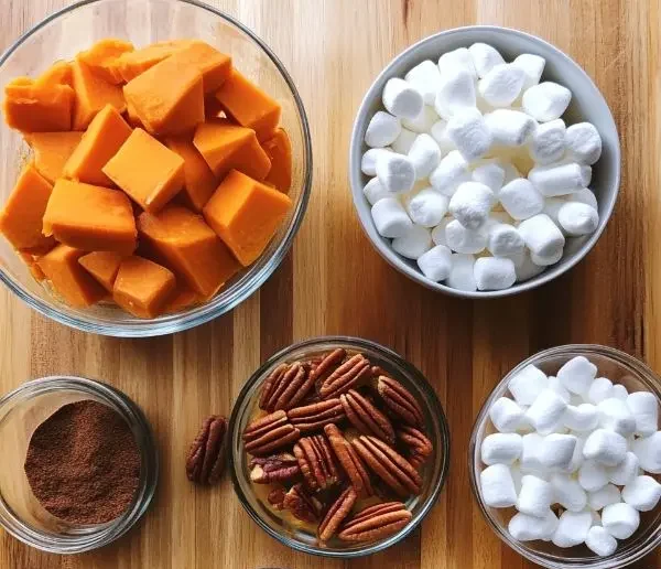 Amazing Potato Casserole with Marshmallows 2 Ingredients for Mashed Sweet Potato Casserole With Marshmallows