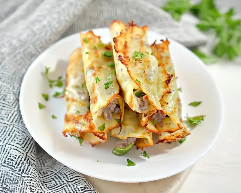 Keto Philly Cheesesteak Rolls