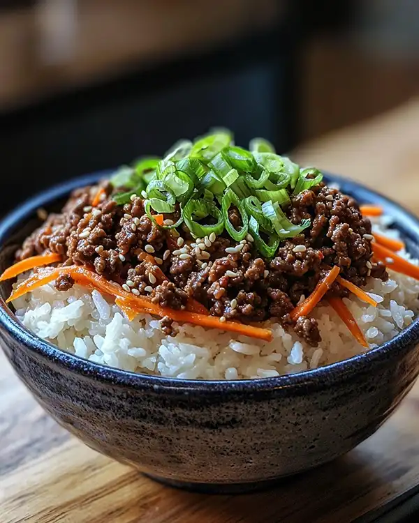 Easy Korean Ground Beef Bowl 5 Korean Ground Beef Bowl