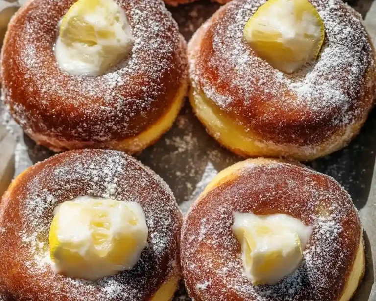 Lemon Brioche Donuts