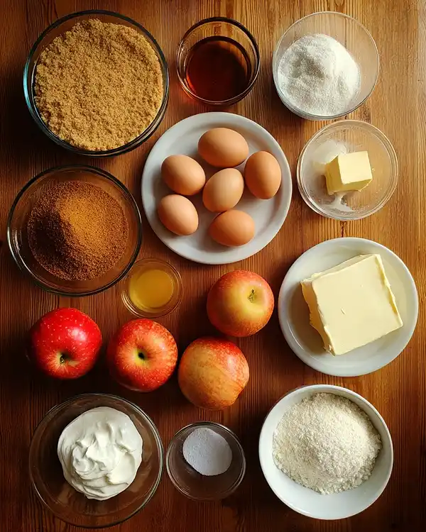 Apple Cider Cheesecake 2 Main ingredients for Apple Cider Cheesecake