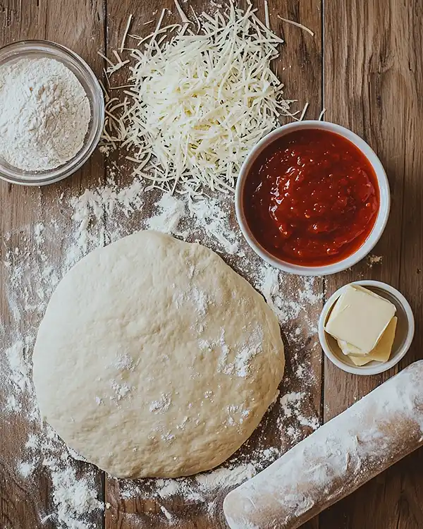 Cheesy Halloween Breadstick Bones 2 Main ingredients for Cheesy Halloween Breadstick Bones