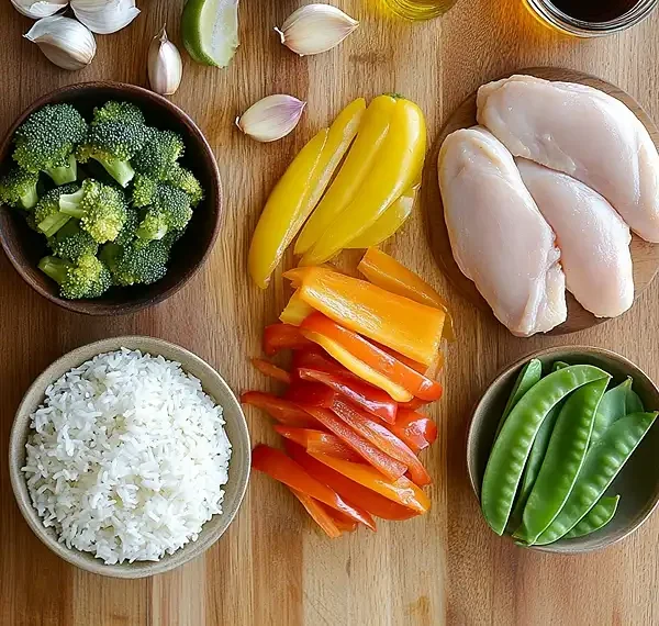 Hot Honey Chicken Bowl 2 Main ingredients for Chicken Bowl