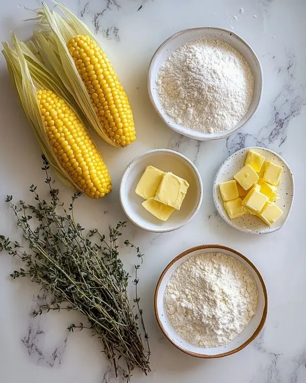 Perfect Creamed Corn 2 Main ingredients for Creamed Corn