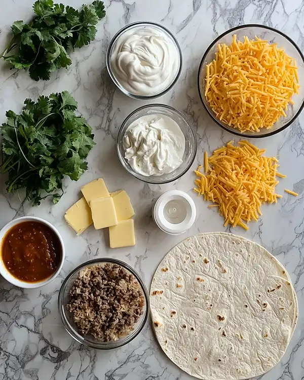 Easy Grilled Cheese Burrito Copycat Recipe 2 Main ingredients for Grilled Cheese Burrito Copycat