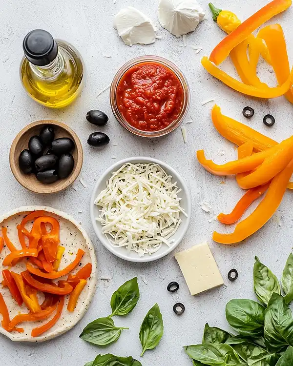 How To Make Halloween Mini Pizzas 2 Main ingredients for Halloween Mini Pizzas