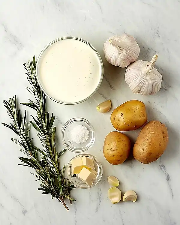 Best Rosemary Garlic Mashed Potatoes 2 Main ingredients for Rosemary Garlic Mashed Potatoes