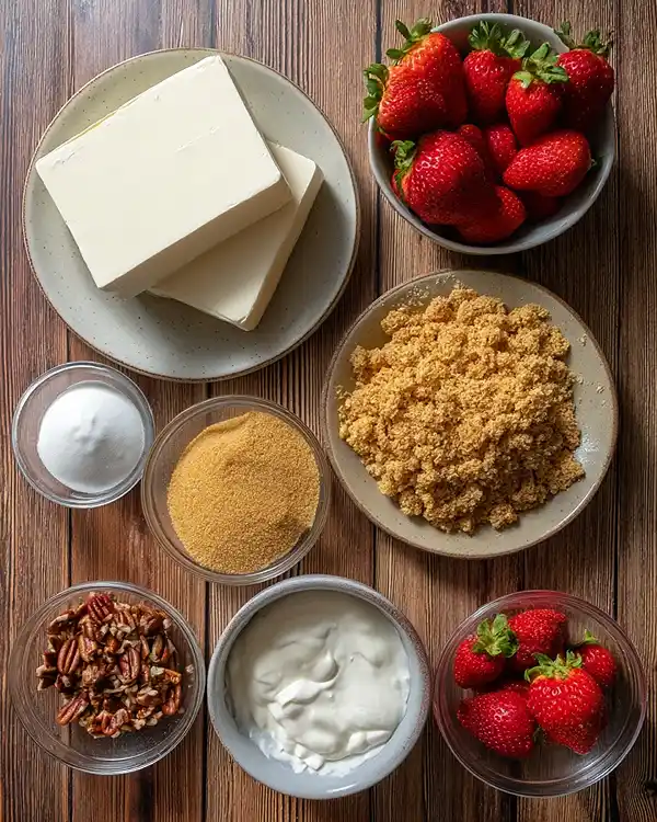 Strawberry Crunch Cheesecake Tacos 2 Main ingredients for Strawberry Crunch Cheesecake Tacos
