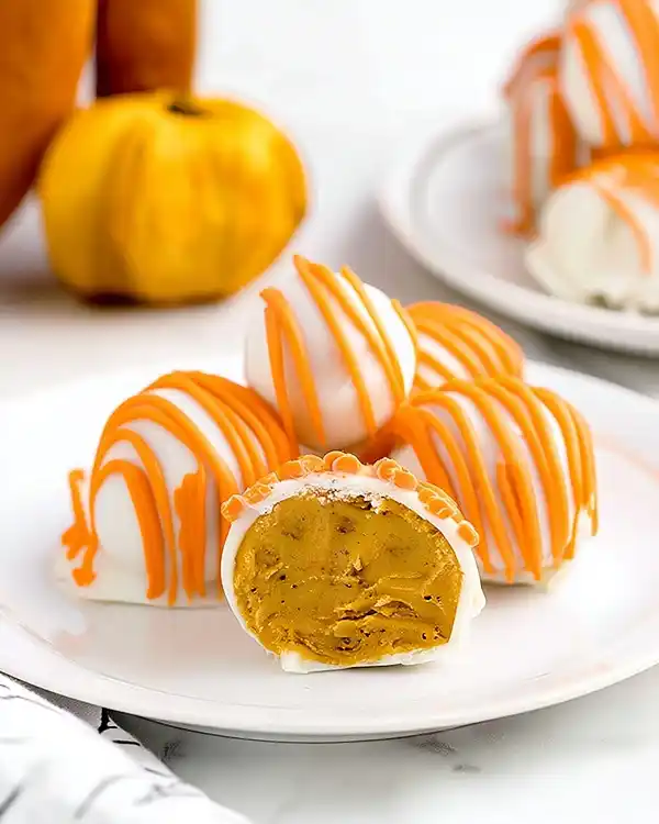 No Bake Pumpkin Cheesecake Balls 4 No Bake Cheesecake Balls