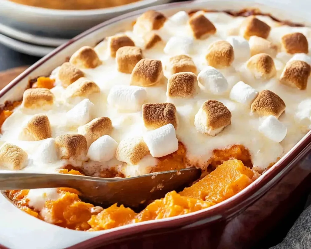 Potato Casserole with Marshmallows