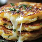 Potato and Onion Cheese Pancakes