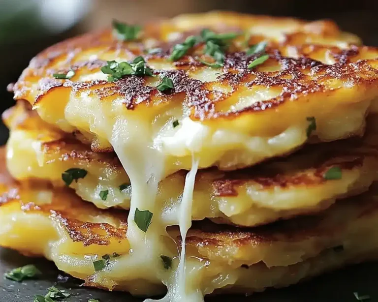 Potato and Onion Cheese Pancakes