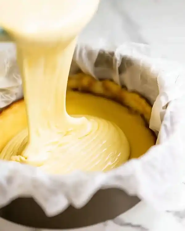 Basque Cheesecake Recipe 3 Preparing the Basque Cheesecake Recipe