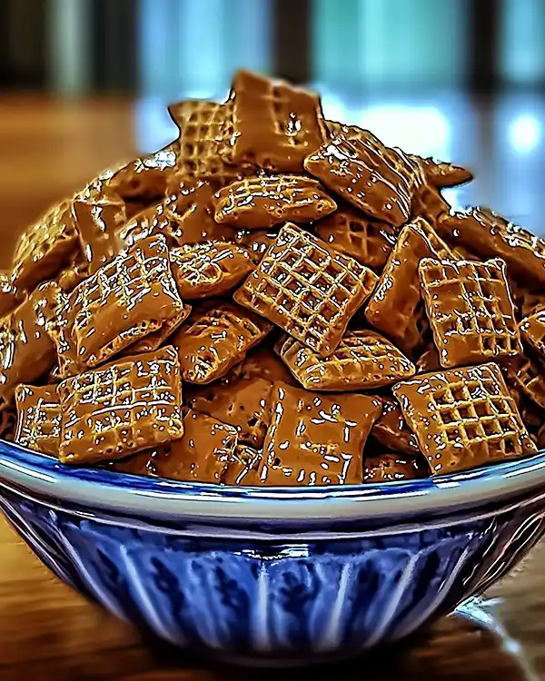 Toffee Chex Mix 2 Snacks With Cereal