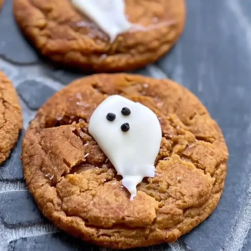 Spooky Ghost Brown Butter Pumpkin Cookies 5 Spooky Ghost Brown Butter Pumpkin Cookies