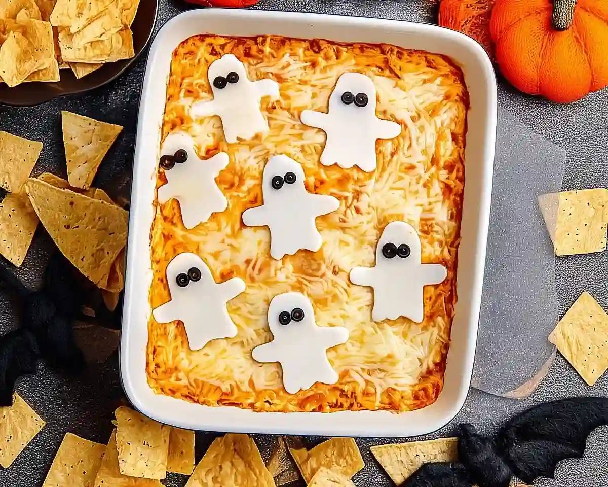 Spooky Halloween Buffalo Dip