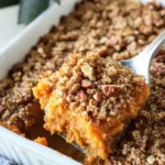 Sweet Potato Casserole with Pecans