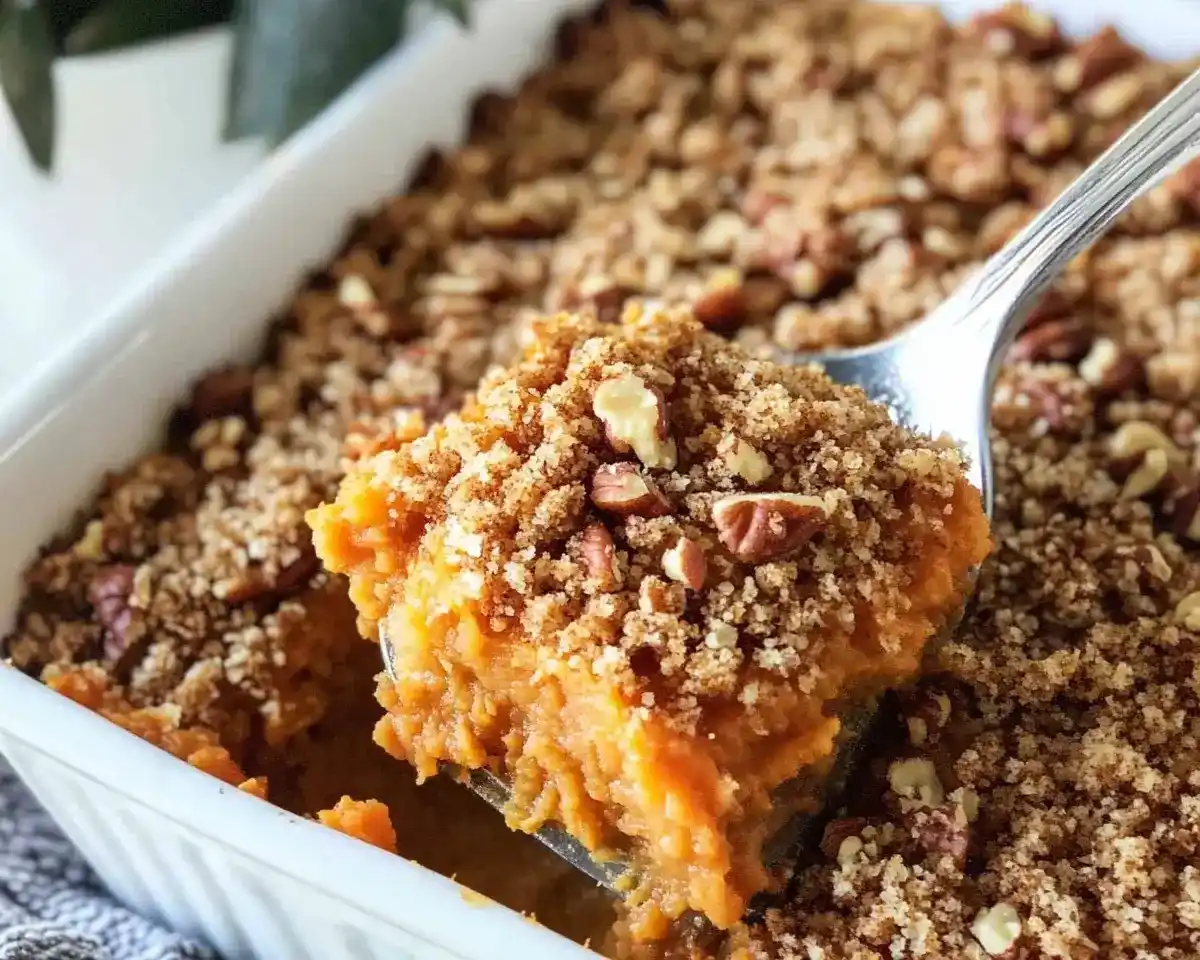 Sweet Potato Casserole with Pecans