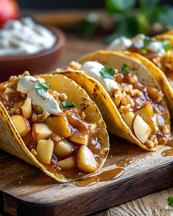 Apple Pie Tacos 4 Tacos Apple Pie