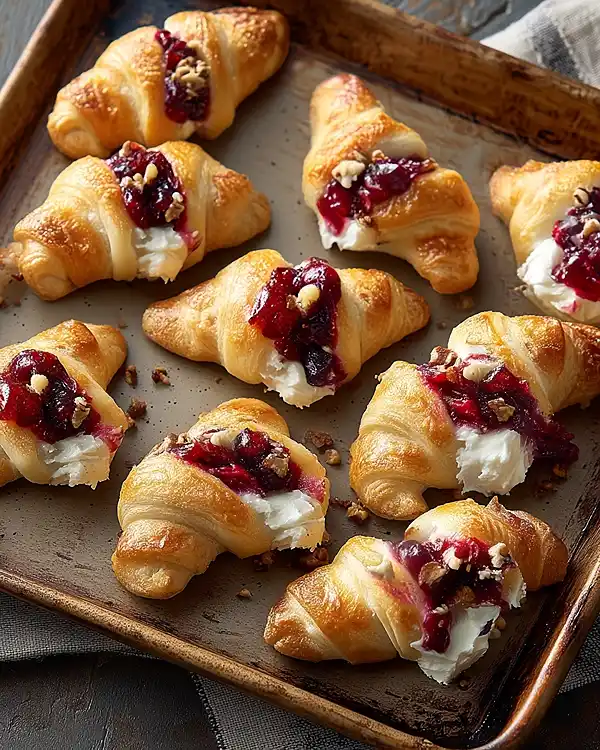 Cranberry Cream Cheese Crescent Bites 4 Thanksgiving Potluck Appetizers