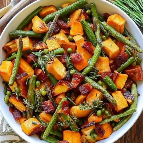 Thanksgiving Roasted Veggies with Crispy Bacon and Seeds 5 Thanksgiving Roasted Veggies