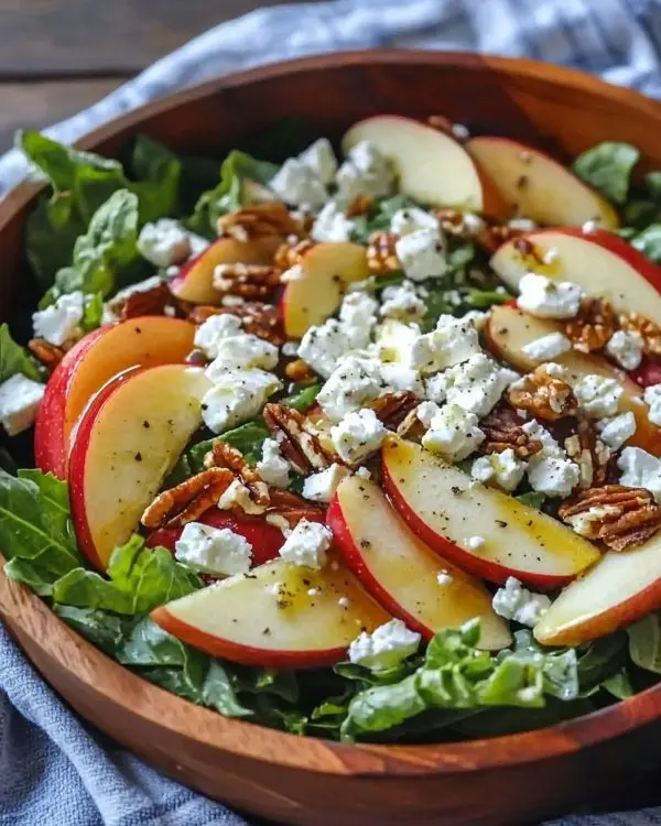 Autumn Harvest Honeycrisp Apple and Feta Salad 4 Thanksgiving Salad