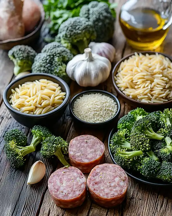 Best Orzo Dinner Recipe 2 The ingredients for Best Orzo Dinner Recipe