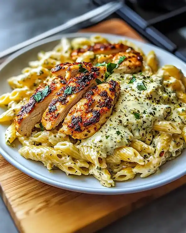 Creamy Garlic Parmesan Chicken Pasta 4 White Sauce Chicken Pasta