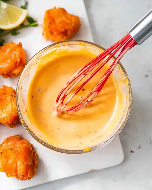 Bang Bang Salmon Bites 3 homemade bang bang sauce