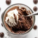 1 minute microwave brownie