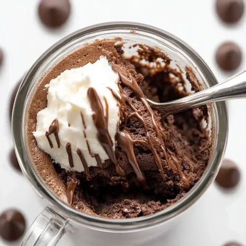 1 minute microwave brownie