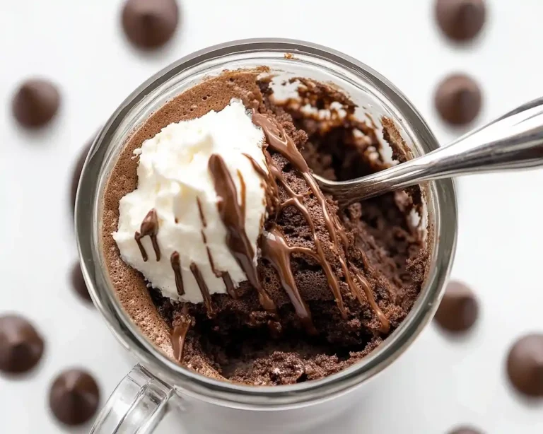 1 minute microwave brownie