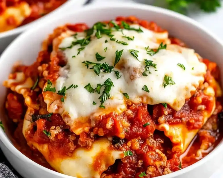 4 Ingredient Crockpot Ravioli