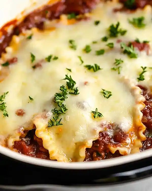 4 Ingredient Crockpot Ravioli Recipe