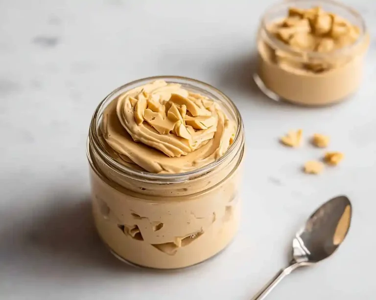 4 Ingredients 5-Minute Peanut Butter Mousse