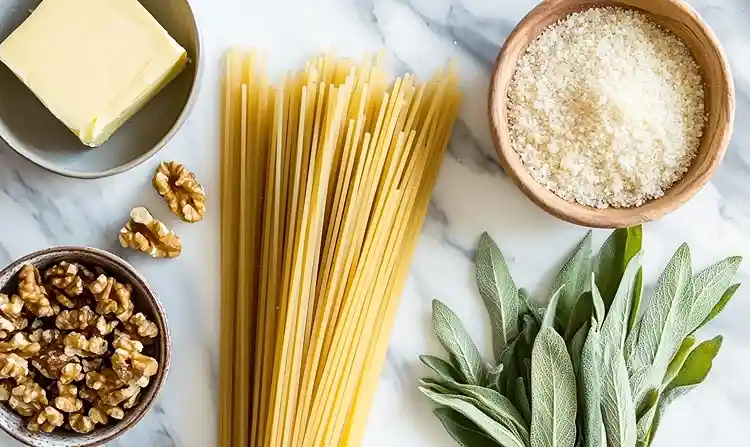5-Ingredient Brown Butter and Sage Pasta 4 5-Ingredient Brown Butter and Sage Pasta Recipe