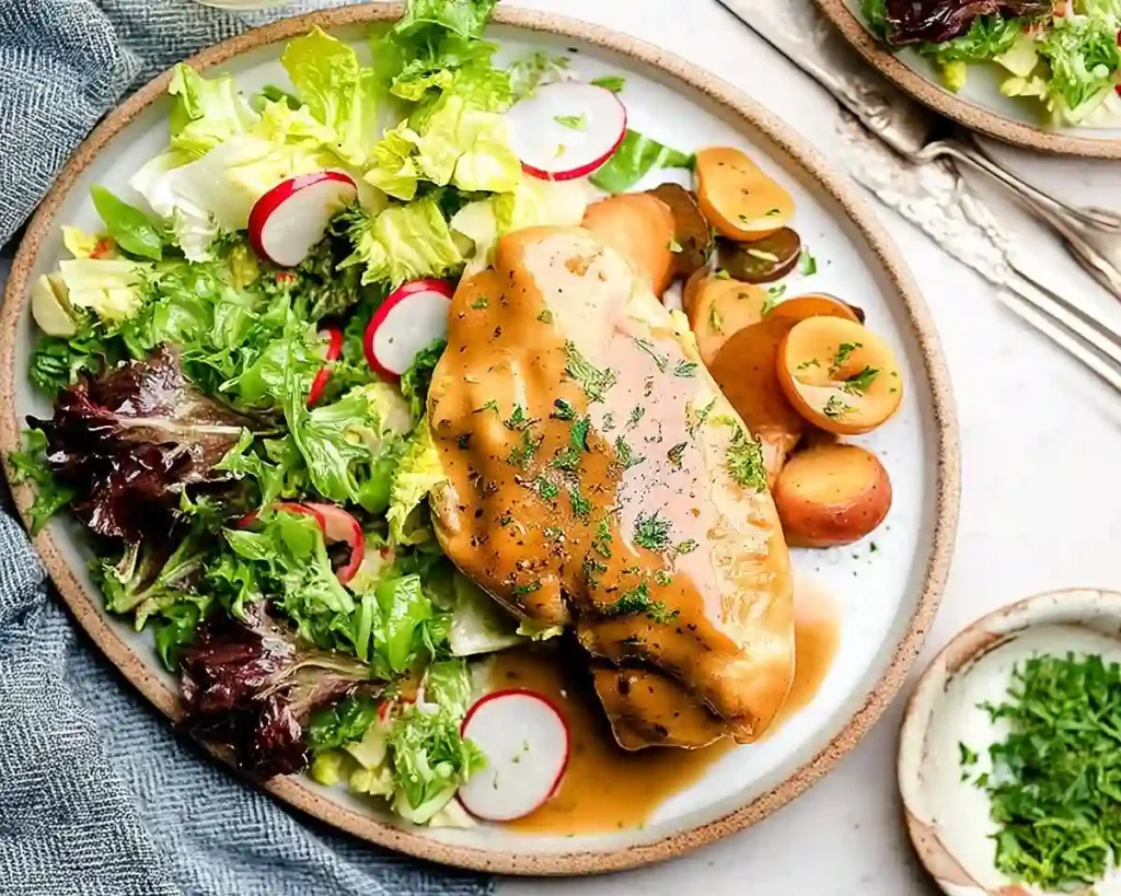5-Ingredient Slow Cooker Maple Dijon Chicken