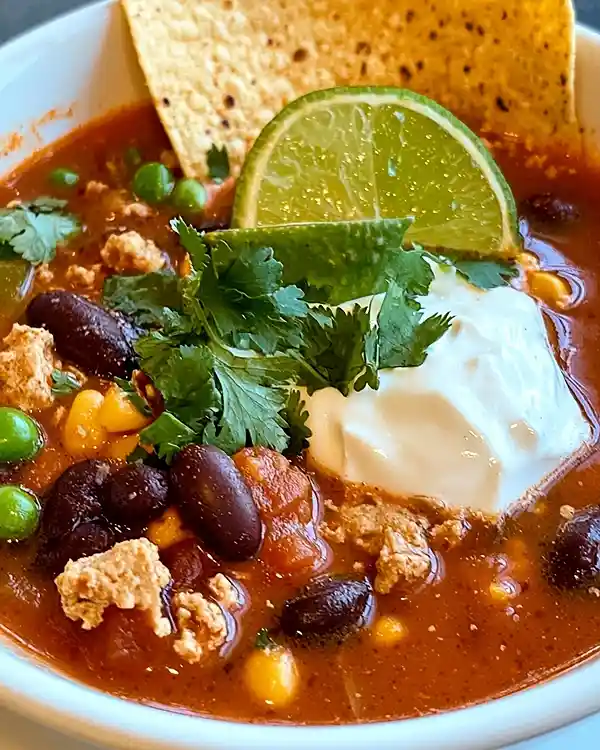 Easy 5-Ingredient Taco Soup 7 5-Ingredient Taco Soup Recipe
