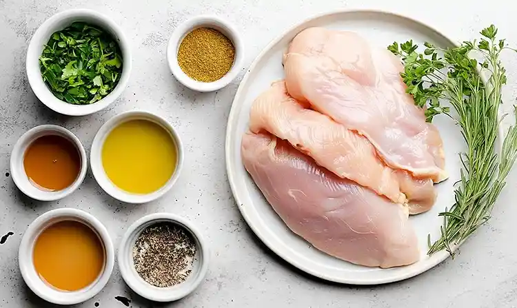 5-Ingredient for skinless chicken breasts