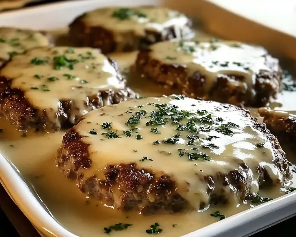 Amish Hamburger Steak Bake