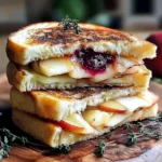 Apple and Cranberry Grilled Cheese