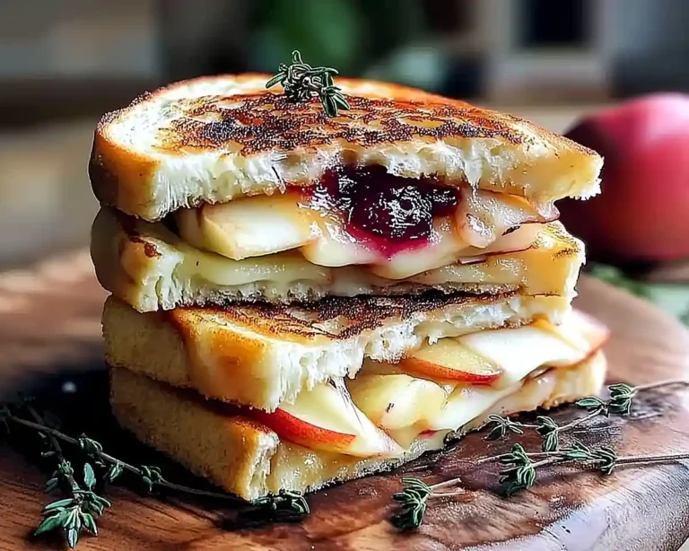 Apple and Cranberry Grilled Cheese
