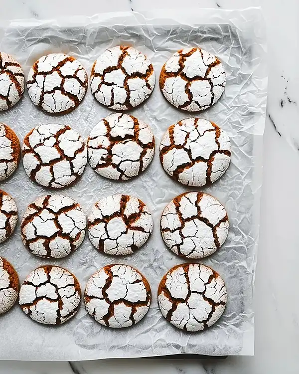 Best Gingerbread Crinkle Cookies