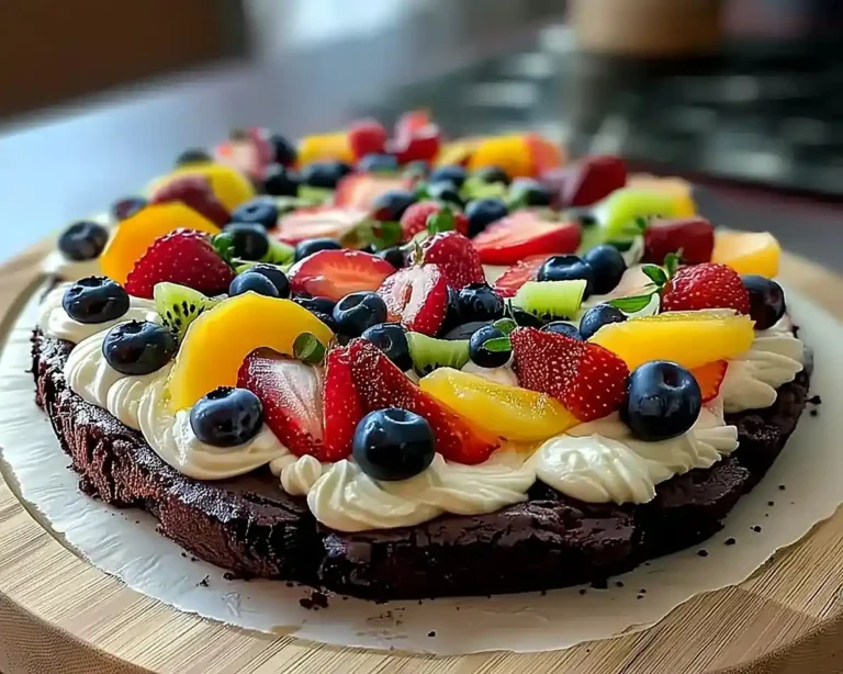 Brownie Fruit Pizza