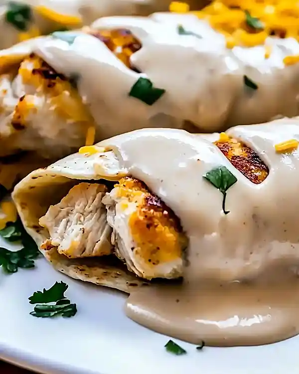 Cheesy Chicken Wraps