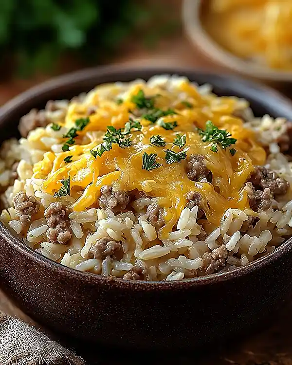 Cheesy Hamburger Rice Casserole 6 Cheesy Hamburger Rice Casserole Recipe